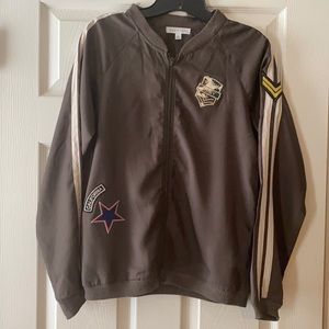 Socialite Army Green Zip up jacket